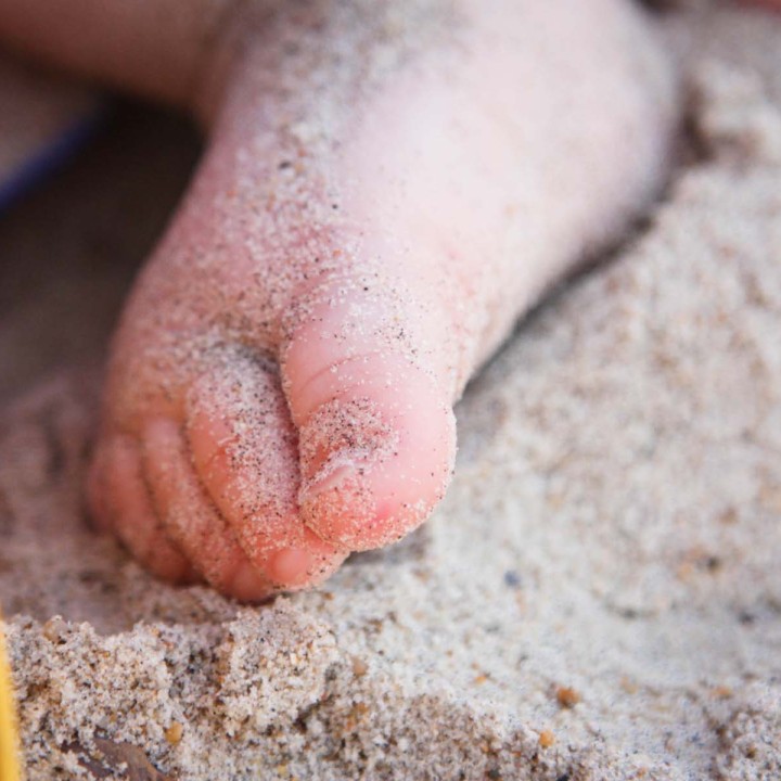 Fun at the Beach, Hayling Island, Hampshire.