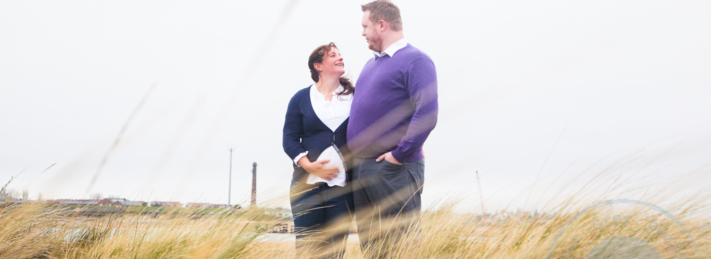 Liz and Tim Maternity Session on Hayling Island - Hampshire Portrait Photography