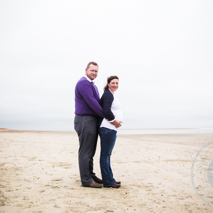Liz and Tim's Maternity Session at Hayling Island Sand Dunes.