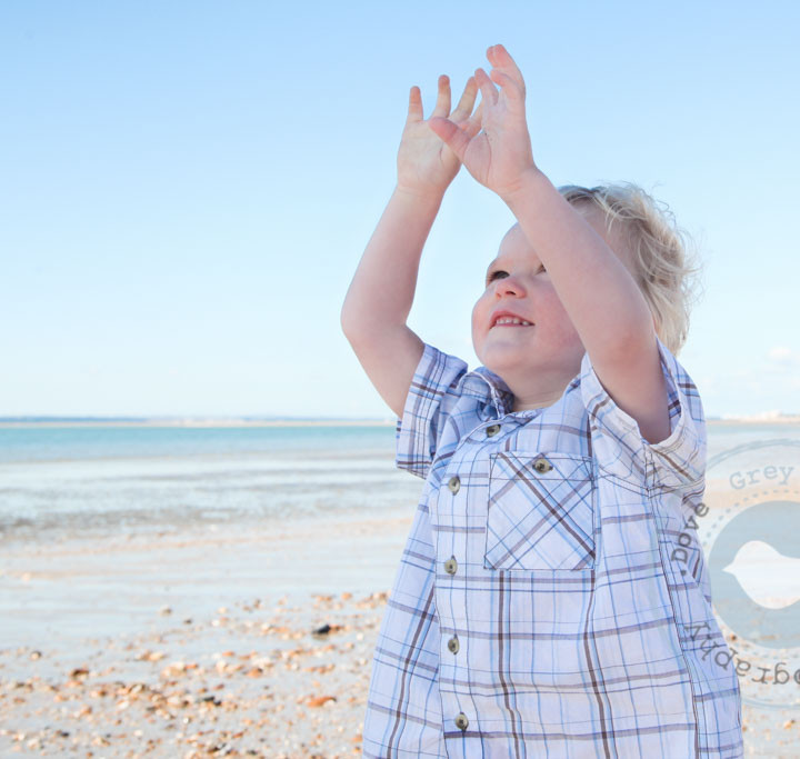 Dave, Liane and Joseph at the beach - Lifestyle Session