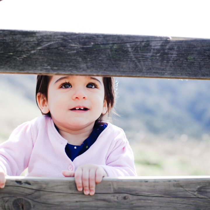 Maiya's First Birthday Session - Old Winchester Hill, Hampshire