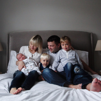 Mathias Newborn at Home Session - Baby photoshoot, Winchester