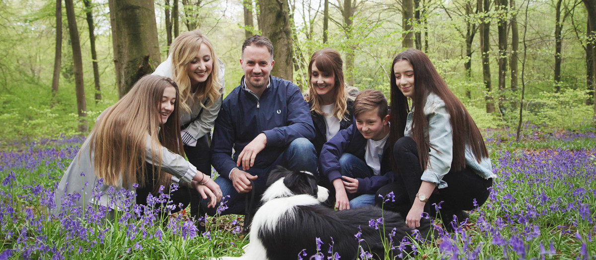 Family Walk in The Woods - Winchester, Hampshire