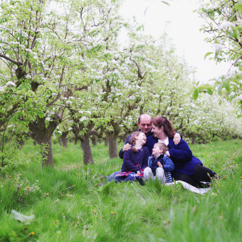 Pear Blossom Family Photoshoot - Hampshire