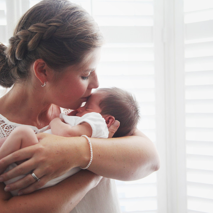 Beautiful baby Thalia's Newborn Photoshoot - At home in Southsea